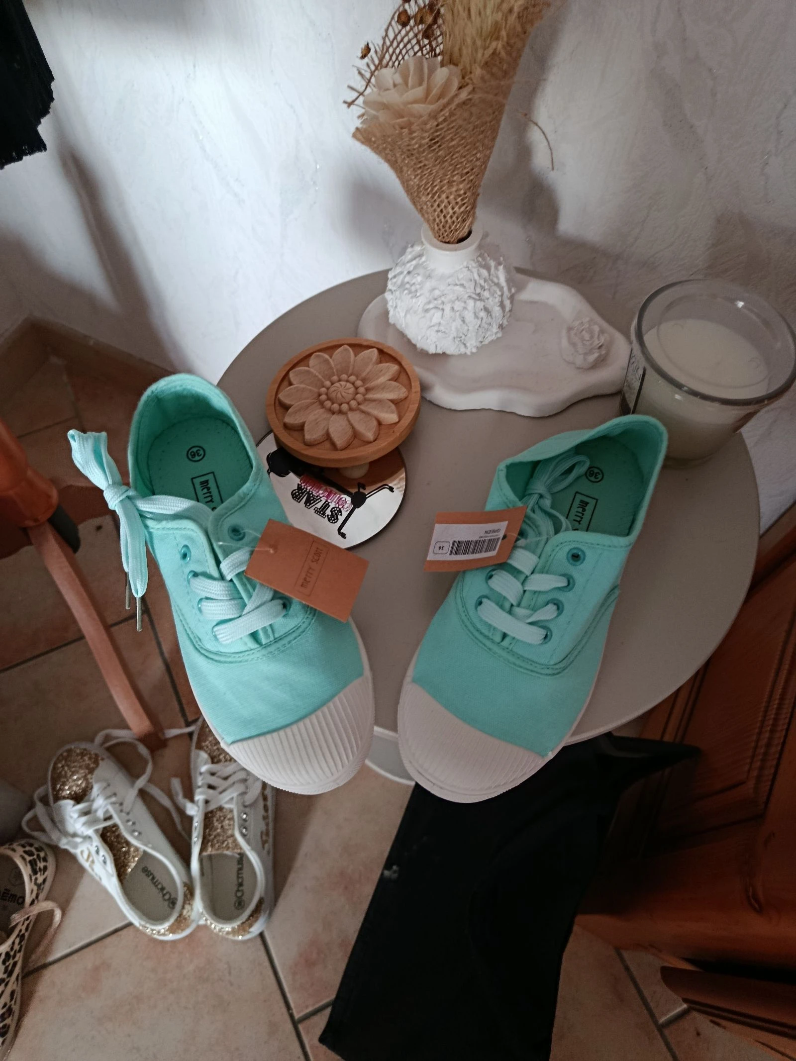 Baskets en toile 